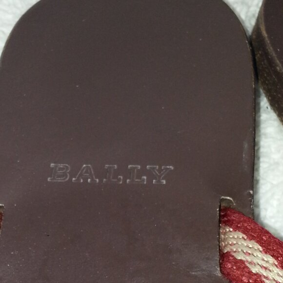 Bally Leather Summer Sandals Womens Worn - Picture 6 of 7